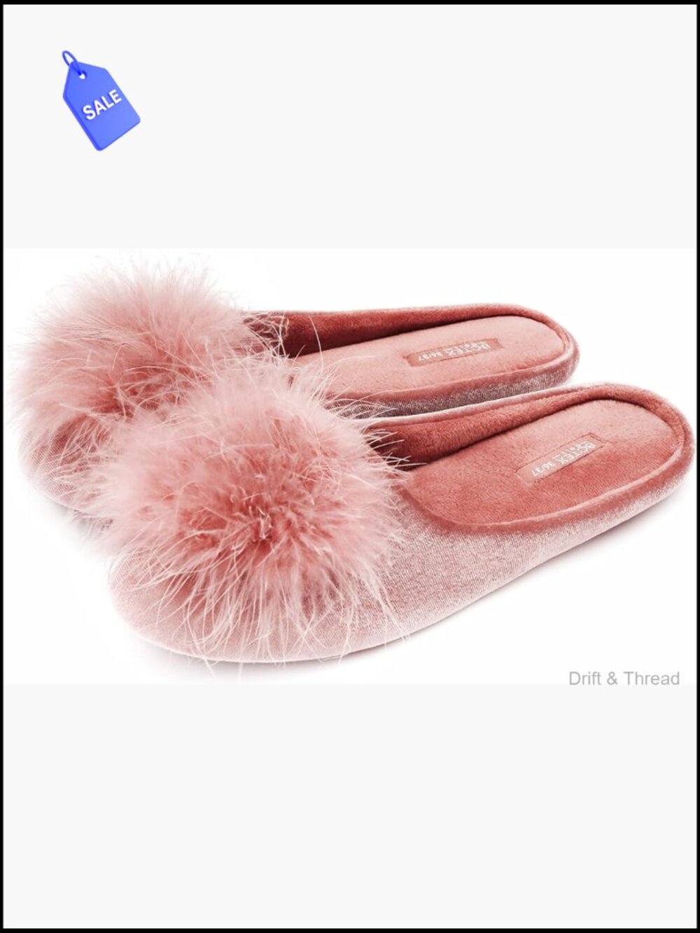 Women's Fuzzy Velvet Memory Foam Slippers, Cozy Non-Slip House Shoes